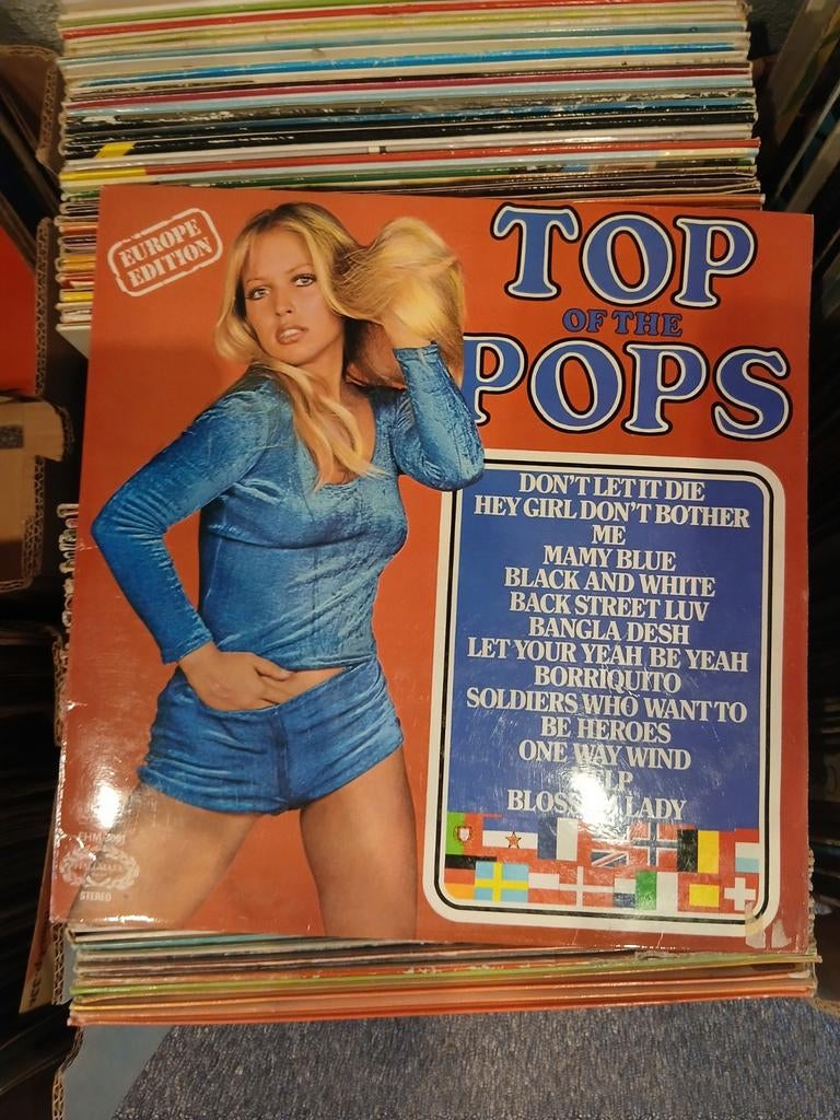 Vintage LP's: Top of the Pops, De Havenzangers, Heintje, Ophalen, 1970 - 1979, Gebruikt, 12 inch
