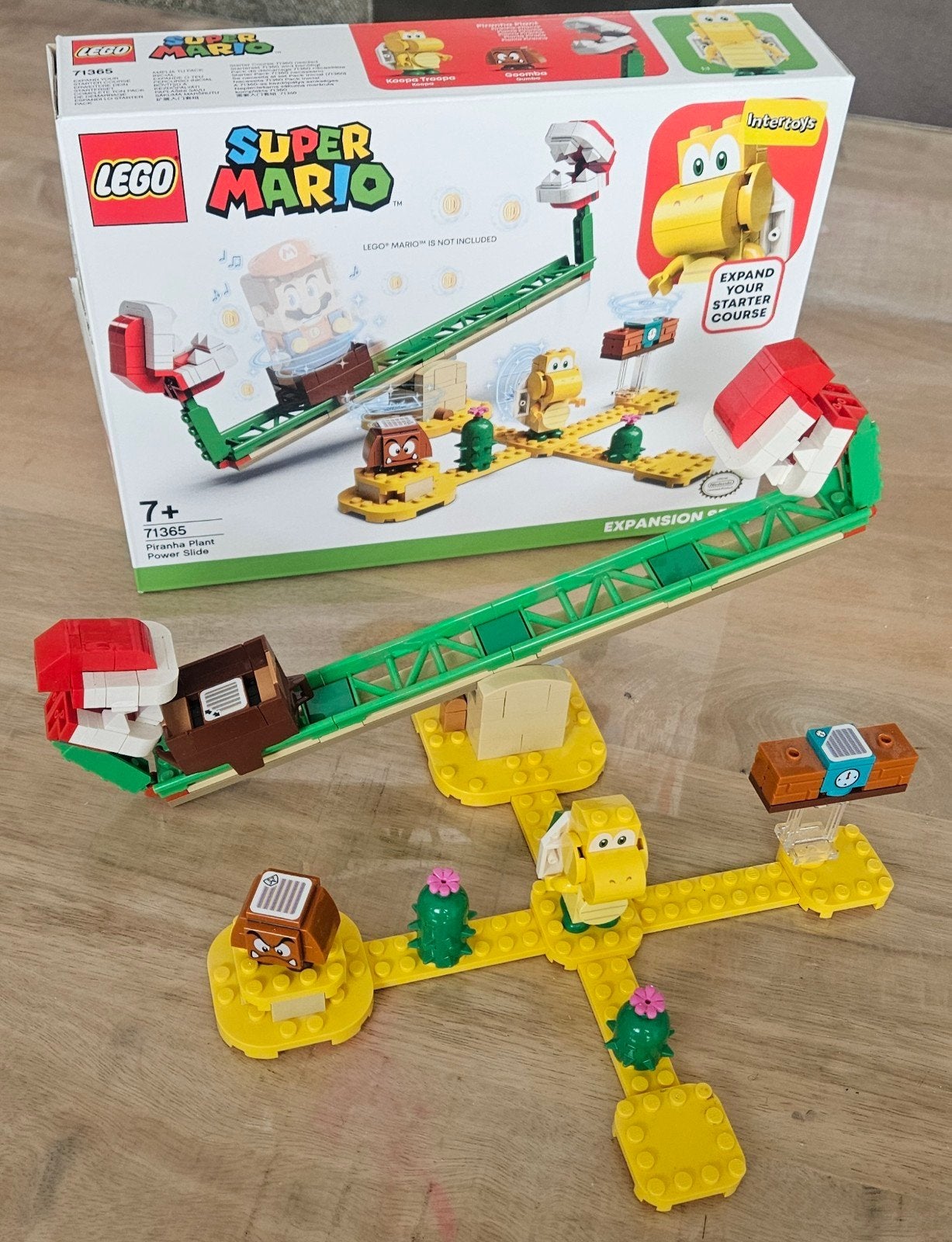 LEGO Super Mario Piranha Plant Power Slide Uitbreidingsset, Ophalen of Verzenden, Zo goed als nieuw