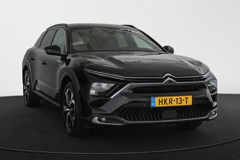 Citroen C5 X Shine 1.6 PHEV 225 pk / Schuifdak / Pano / Elek, Auto's, Citroën, 1350 kg, Lichtsensor, Gebruikt, 4 cilinders