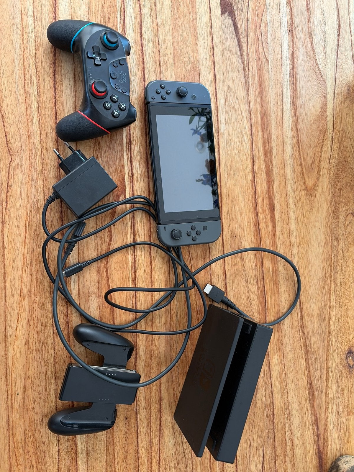 Nintendo Switch met extra controller en accessoires, Ophalen, Gebruikt, Met 2 controllers, Switch Original