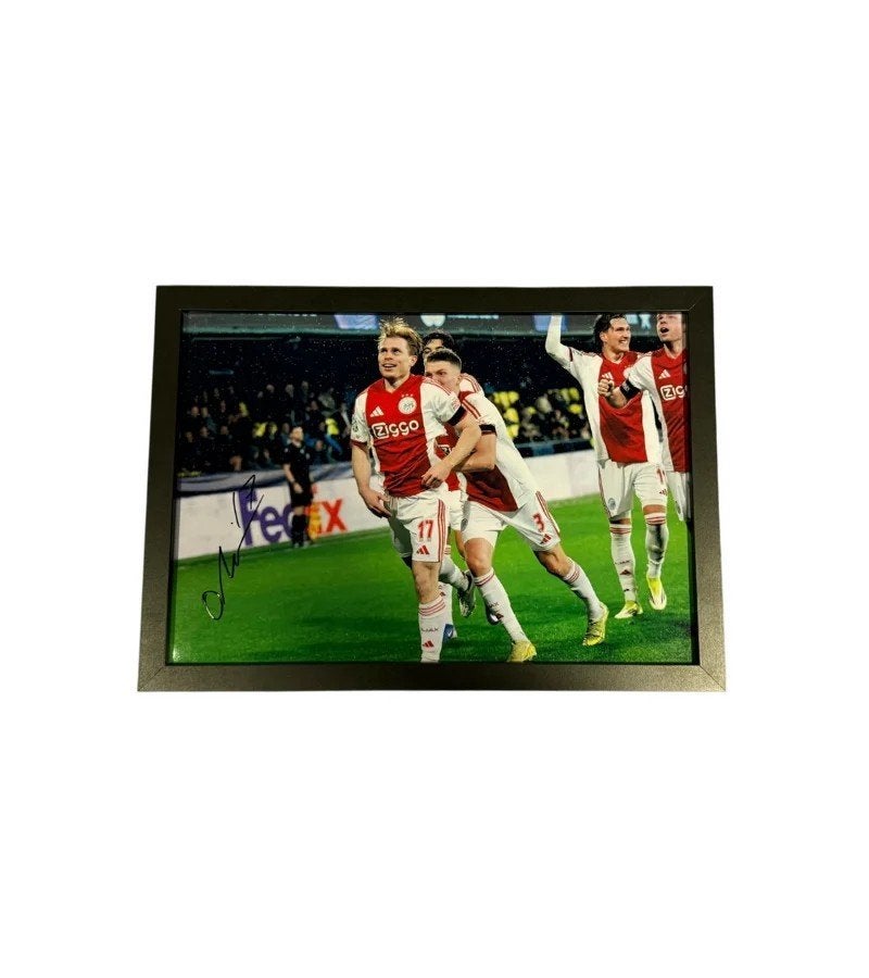 Oliver Edvardsen AFC Ajax gesigneerde Actie Foto, Soccersignings.nl, Overige typen, Nieuw, Ophalen of Verzenden