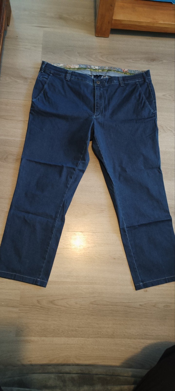 meyer heren broek maat 28 blauw, Kleding | Heren, Ophalen of Verzenden, Zo goed als nieuw, Blauw, Meyer