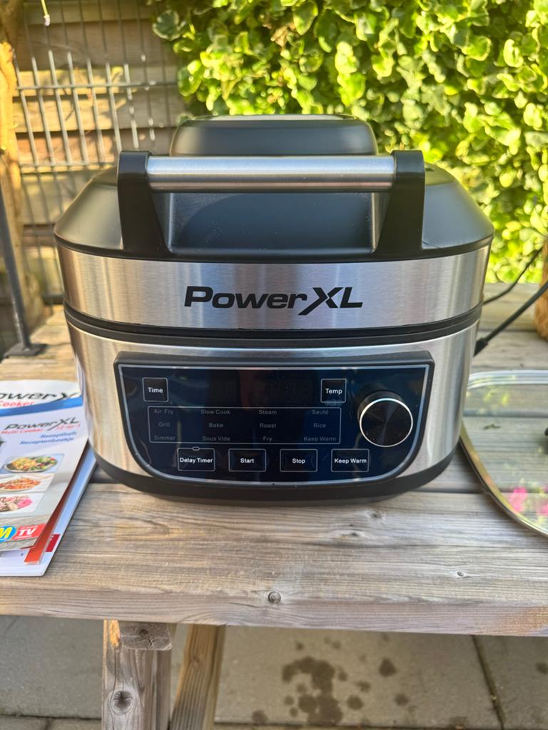 PowerXL Multi Cooker 12-in-1 Airfryer - Zo goed als nieuw, Ophalen, Zo goed als nieuw, Airfryer, 1500 gram of meer
