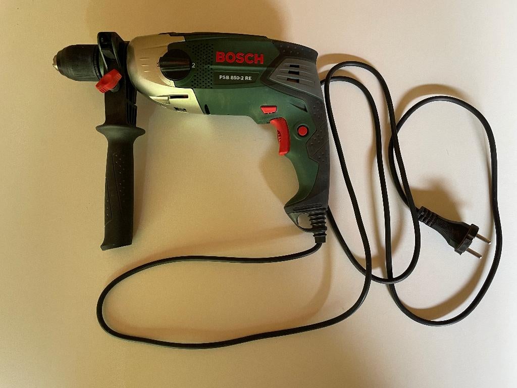 Bosch PSB 850-2 RE, Doe-het-zelf en Verbouw, Gereedschap | Boormachines, Boormachine, 600 watt of meer, Ophalen of Verzenden, Zo goed als nieuw