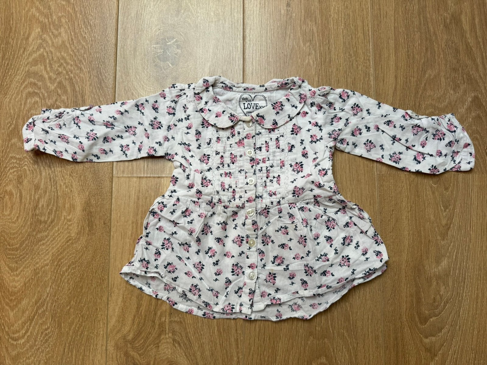 Young Dimension meisjes blouse maat 80, Ophalen of Verzenden, Gebruikt, Meisje, Overhemdje of Bloesje