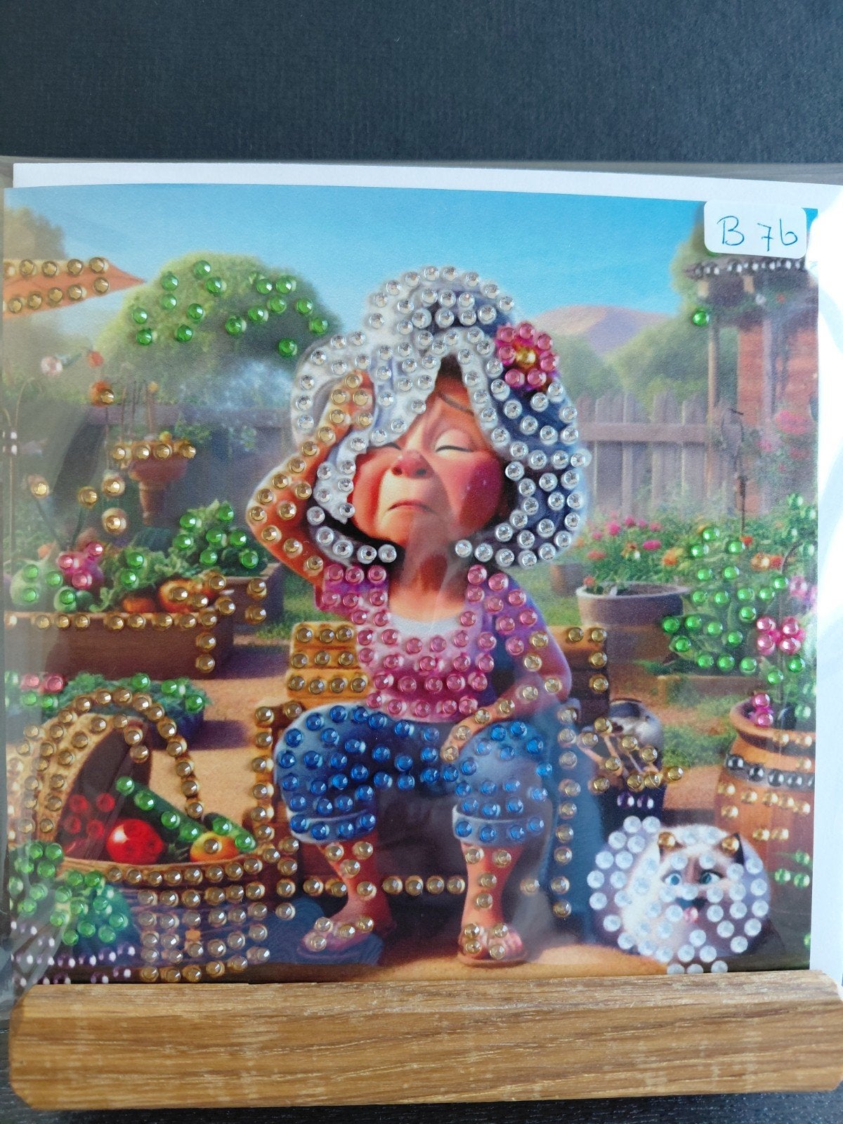 Humoristische Diamond painting wenskaart, Hobby en Vrije tijd, Kaarten | Zelfgemaakt, Ophalen, Nieuw
