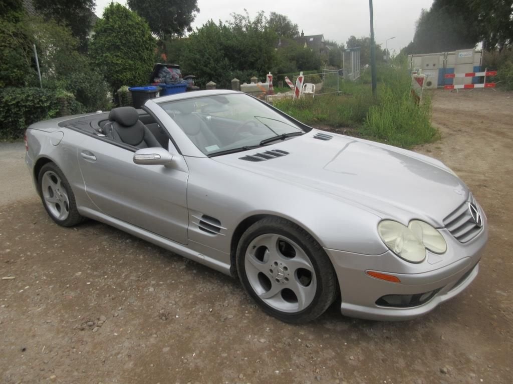 Mercedes-Benz SL-klasse 500 - AMG 5.0 V8, Auto's, Gebruikt, Cabriolet, Leder, Bedrijf