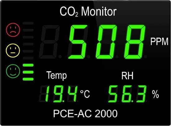 CO2 - LUCHTKWALITEITSMETER PCE VAN 399.95 VOOR 149.95 EURO.., Witgoed en Apparatuur, Luchtbehandelingsapparatuur, ., Nieuw, Ophalen of Verzenden