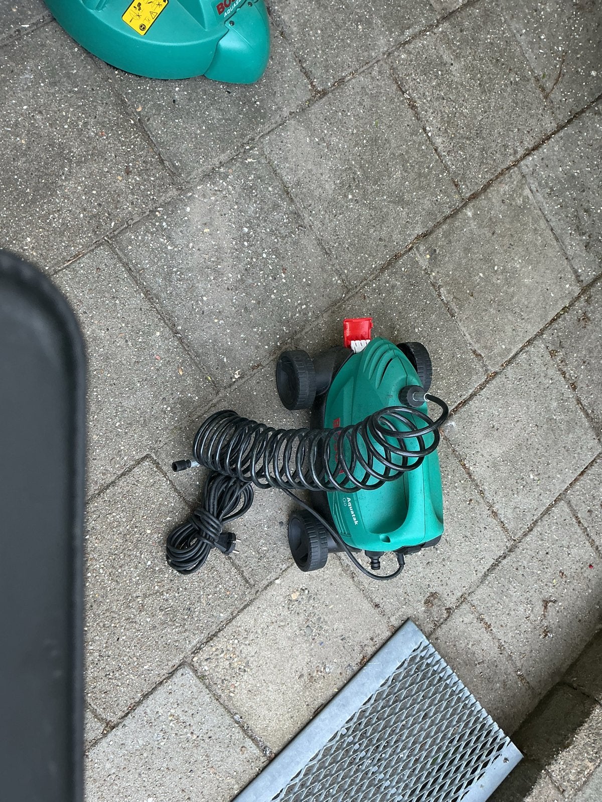 Bosch Aquatak Hogedrukreiniger met Aquasurf Terrasreiniger, Tuin en Terras, Hogedrukreinigers, Ophalen of Verzenden, Gebruikt