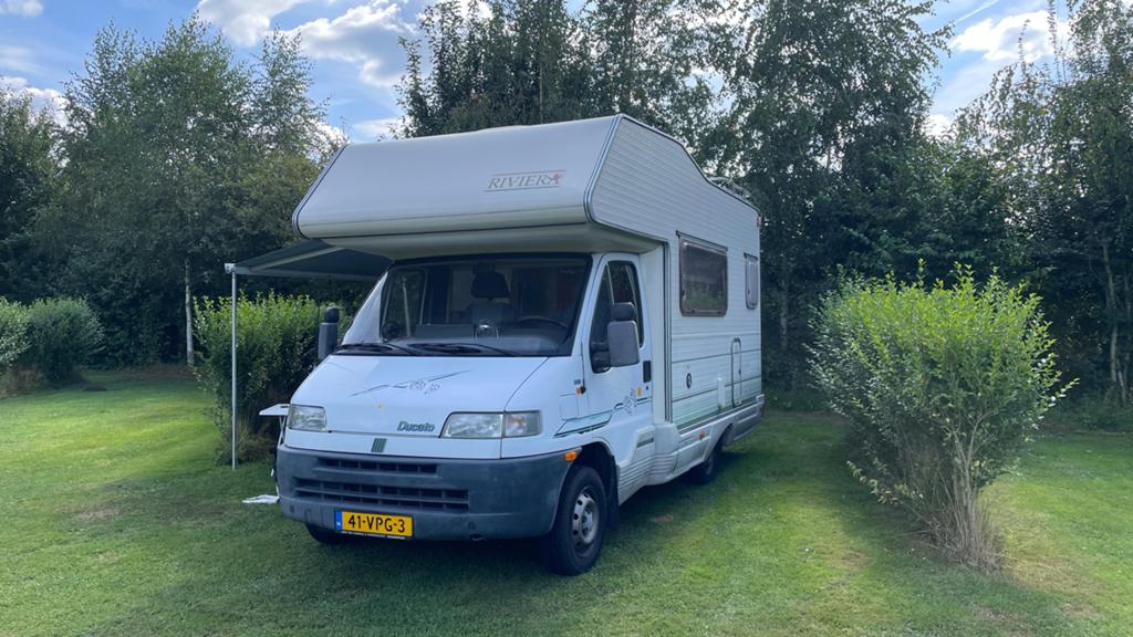 Fiat Ducato Riviera alkoof camper, Luifel, Alkoof, Ringverwarming, Fiat