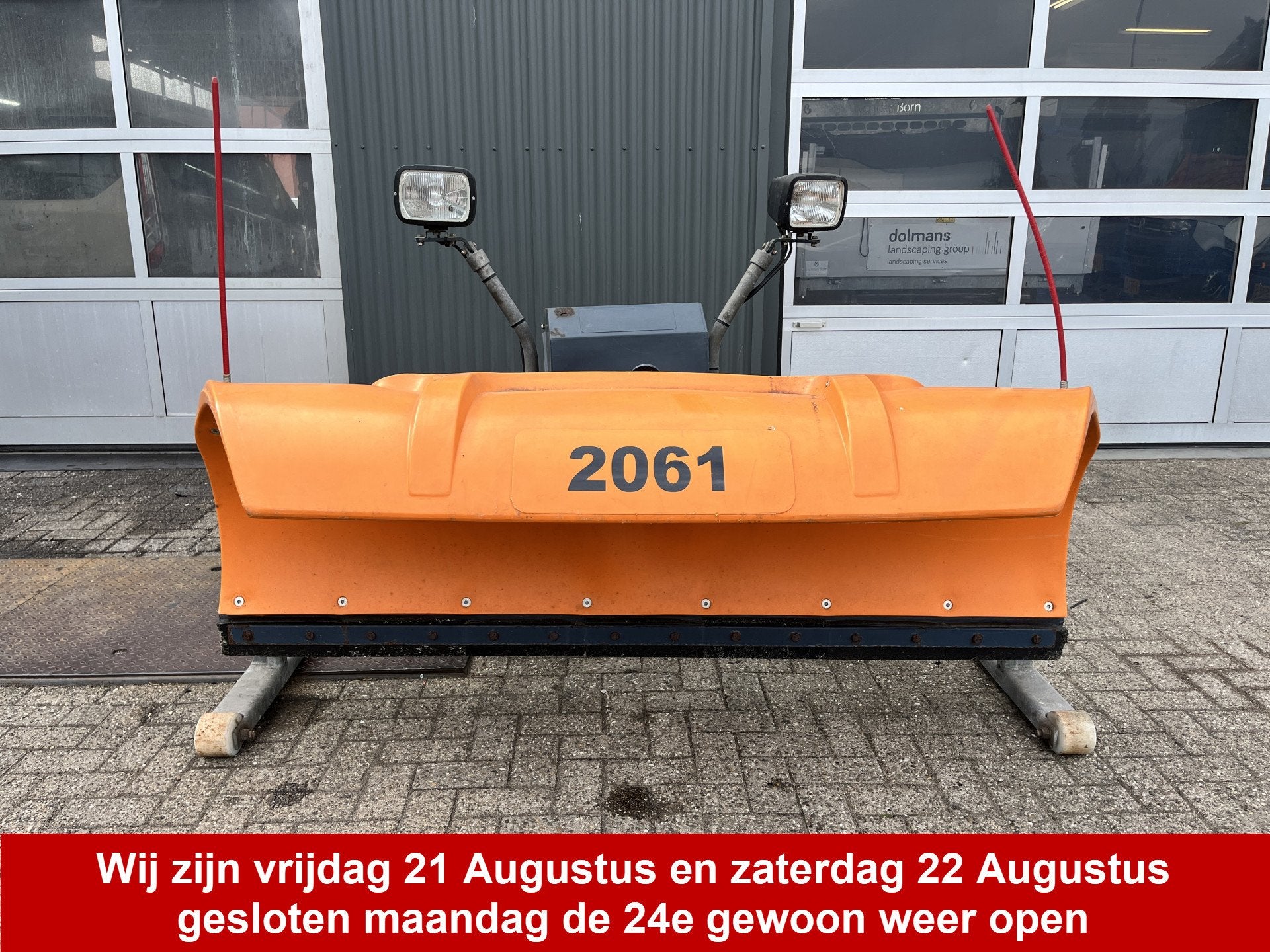 NIDO SNK180 Sneeuwploeg Sneeuwschuif SNK180 Werklampen Pomp, Dani Autobedrijven B.V., Verkoop@daniautomobielen.nl, Ootmarsumseweg 110
7665SE  ALBERGEN, NL