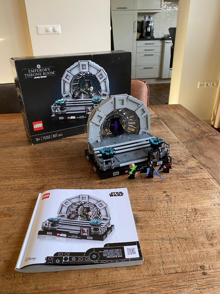 Lego Star Wars 75352 Emperor's Throne Room Diorama, Star Wars, Lego, Ophalen of Verzenden, Zo goed als nieuw