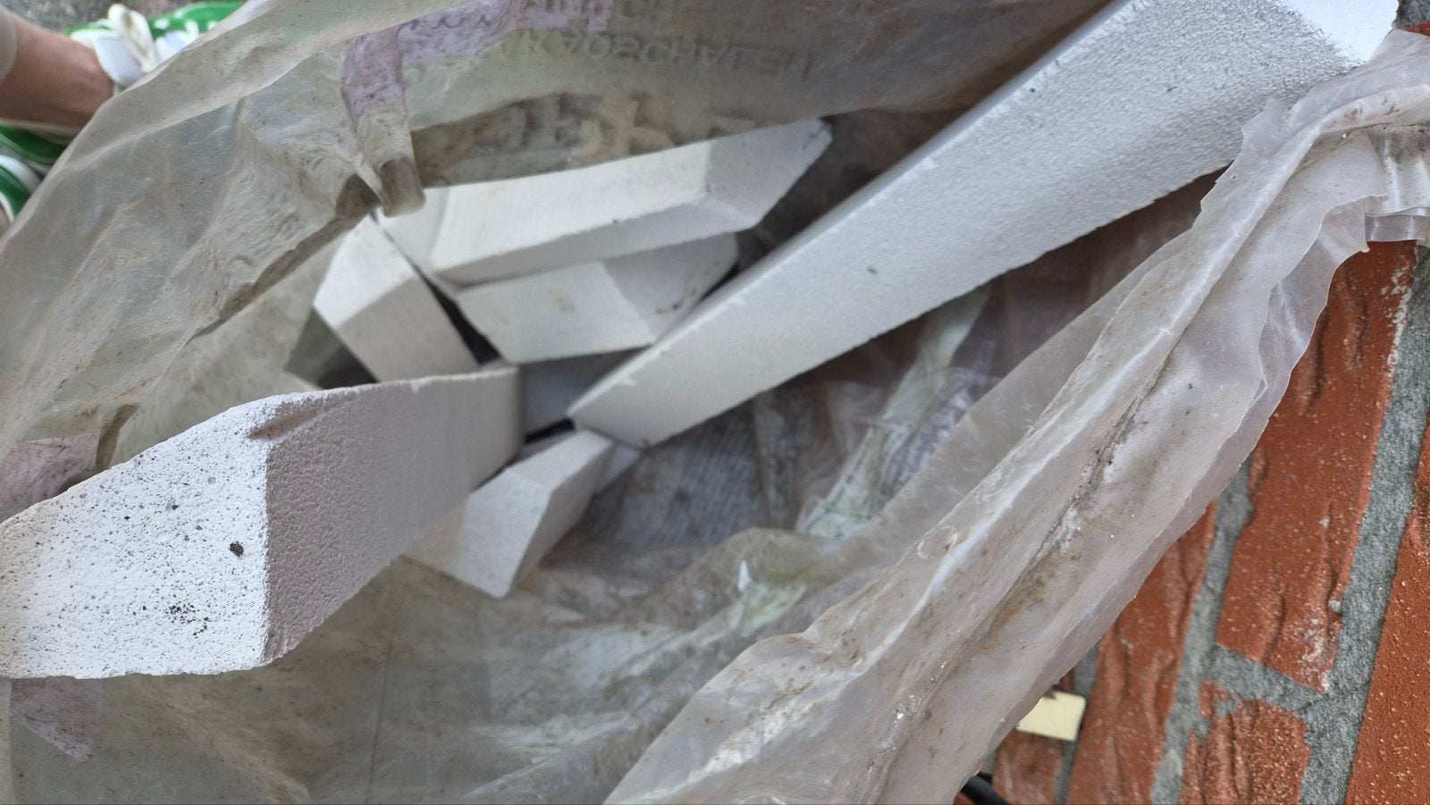gasbeton stukken oa 2 x 60 cm h, Ophalen, Zo goed als nieuw, Overige typen