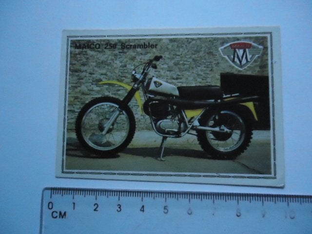 sticker oud Maico motorcross motor cross panini oldtimer, Verzenden, Zo goed als nieuw, Sport