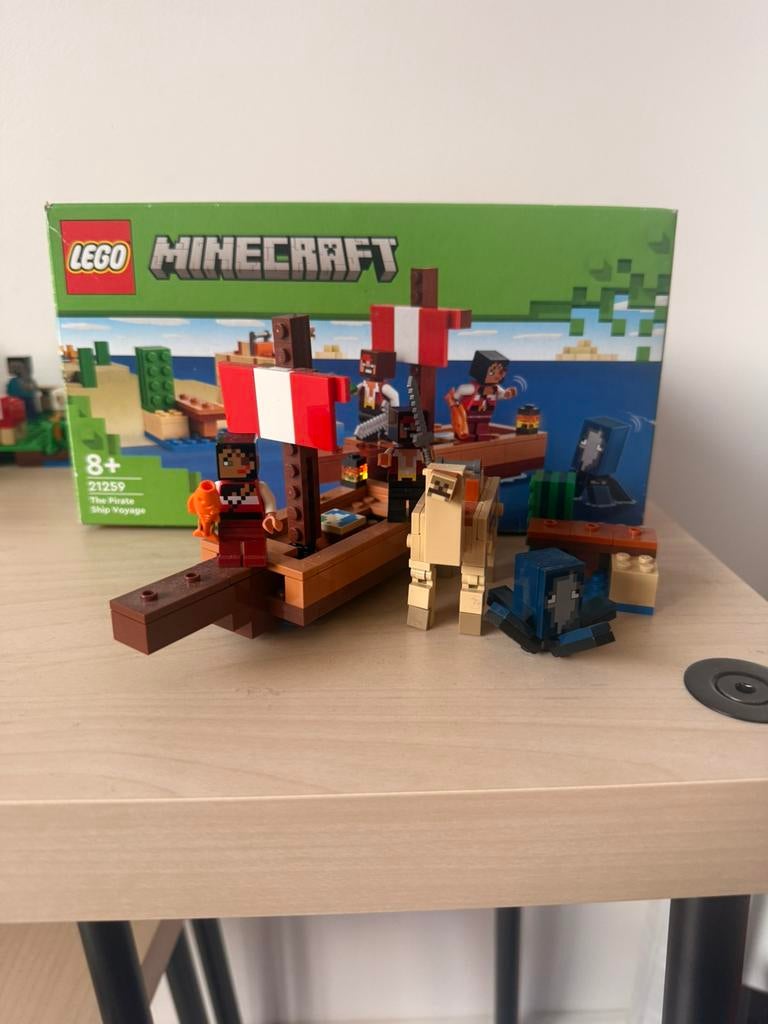Minecraft lego 21259, Ophalen of Verzenden, Zo goed als nieuw