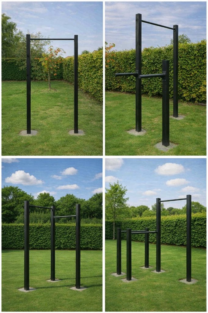 Modulaire outdoor calisthenics gym, Krachtstation, Benen, Ophalen of Verzenden, Zo goed als nieuw