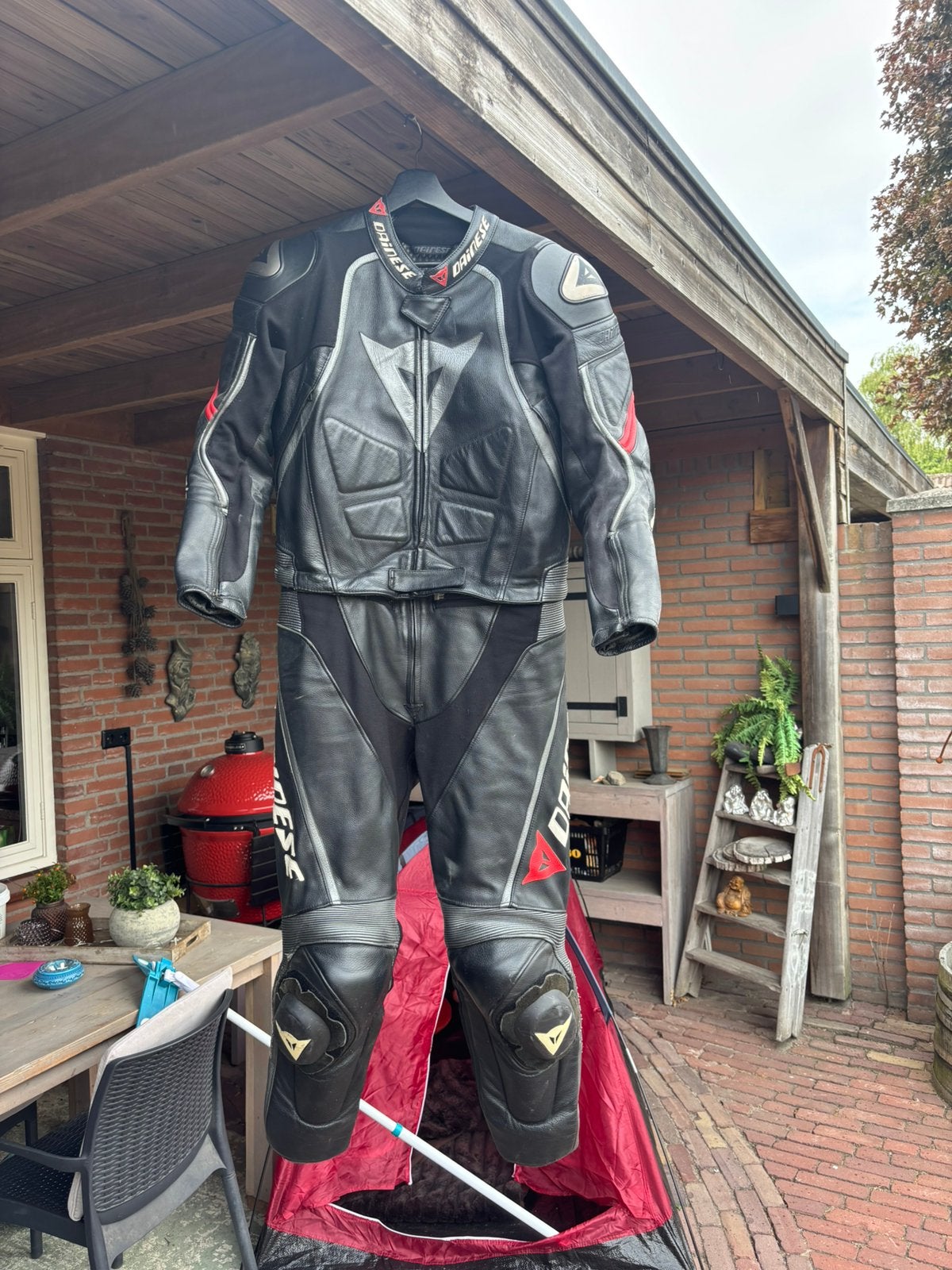 Dainese tweedelig motorpak - maat 52, Motoren, Kleding | Motorkleding, Ophalen of Verzenden, Tweedehands, Combipak