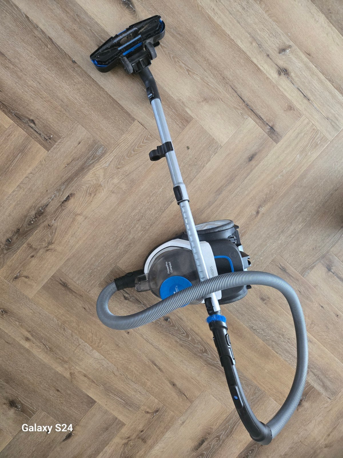 Philips PowerPro Compact stofzuiger, Inclusief accessoires, Gebruikt, Philips, Ophalen of Verzenden