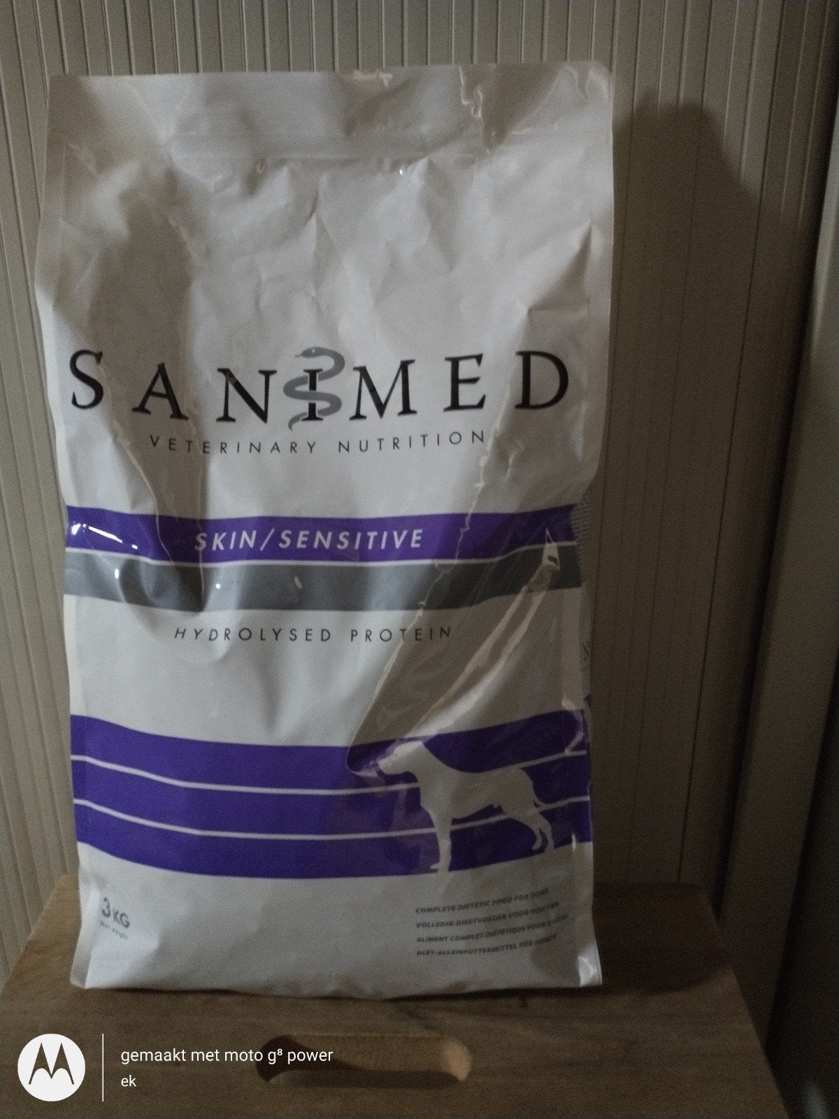 Sanimed hondevoer, Ophalen, Hond