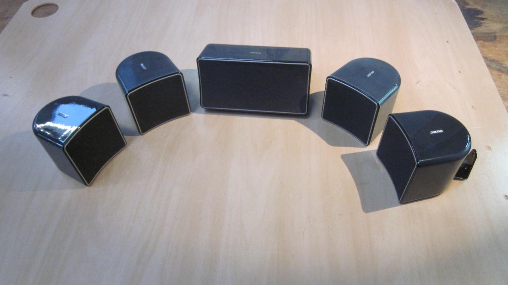 Jamo A102 A10C Speaker Set, Gebruikt, Ophalen of Verzenden, Surroundset zonder subwoofer, Minder dan 60 watt