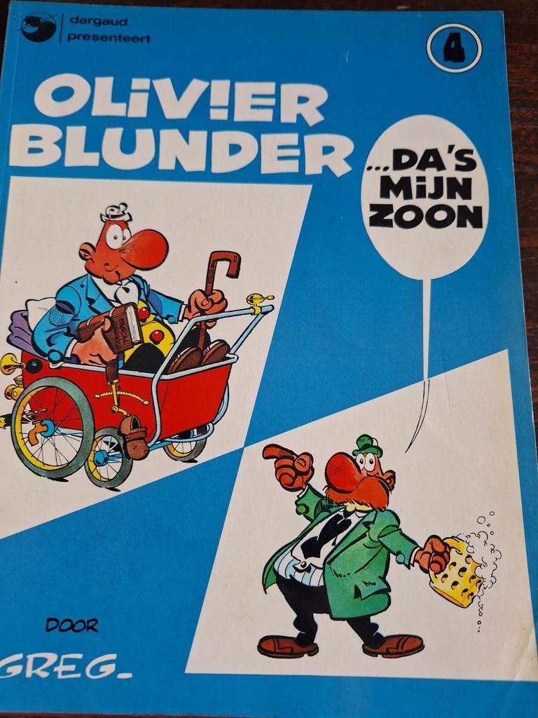Stripboek Olivier Blunder, Gelezen, Greg, Eén stripboek, Ophalen of Verzenden