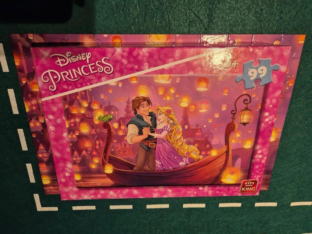 disney princess puzzel rapunzel, Ophalen of Verzenden, Meer dan 50 stukjes, Gebruikt, 6 jaar of ouder