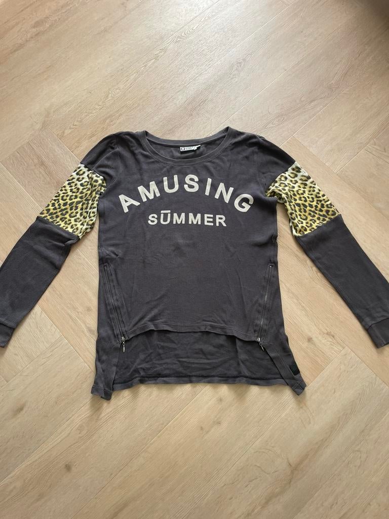 Grijze trui / shirt van Tumble ‘n Dry maat 158 - 164, Ophalen of Verzenden, Zo goed als nieuw, Meisje, Shirt of Longsleeve