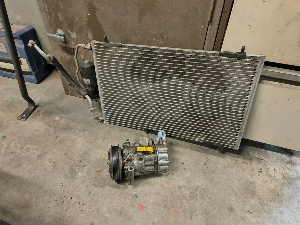 Peugeot 206 1.4 Condensor + Aircopomp, Auto-onderdelen, Ophalen, Gebruikt, Peugeot
