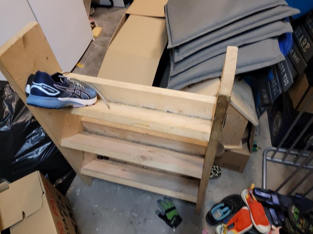 Steigerhouten schoenenrek - 90x66x19cm - Onbehandeld, Ophalen of Verzenden, Nieuw