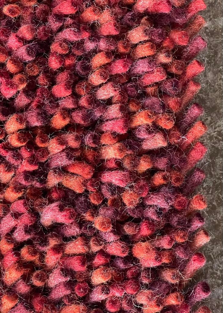 Brink en Campman Dots tapijt red 170 x 240, Ophalen, Wit, 150 tot 200 cm, Rechthoekig