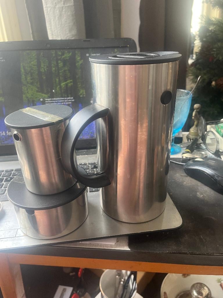 STELTON THERMOSKAN +, Ophalen of Verzenden, Zo goed als nieuw