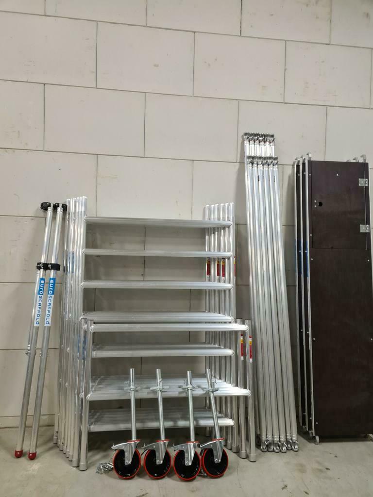 Nieuw rolsteiger steiger prof Euroscaffold 8.2 meter, Ophalen, Nieuw