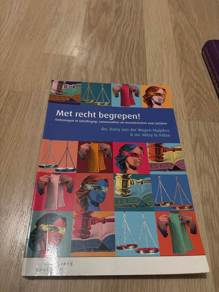 Met recht begrepen - HBO Rechten jaar 1, Boeken, Ophalen of Verzenden, Alpha, Zo goed als nieuw, HBO