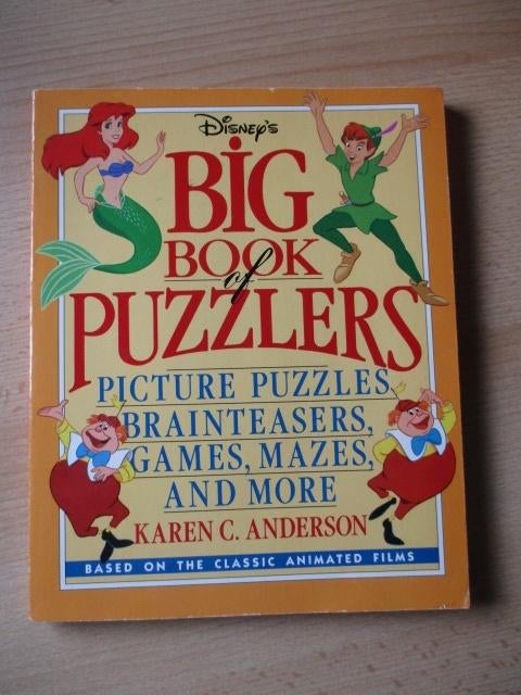 Disney big book of puzzlers  puzzels, spelletjes, hersenkrak, Ophalen of Verzenden, Overige figuren, Nieuw, Beeldje of Figuurtje