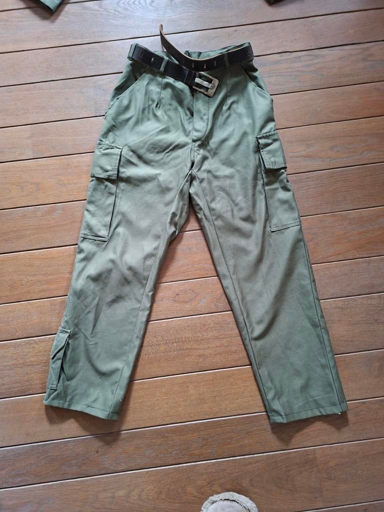 Groene Cargo Broek  Legerbroek, Onbekend, Maat 48/50 (M), Ophalen of Verzenden, Zo goed als nieuw