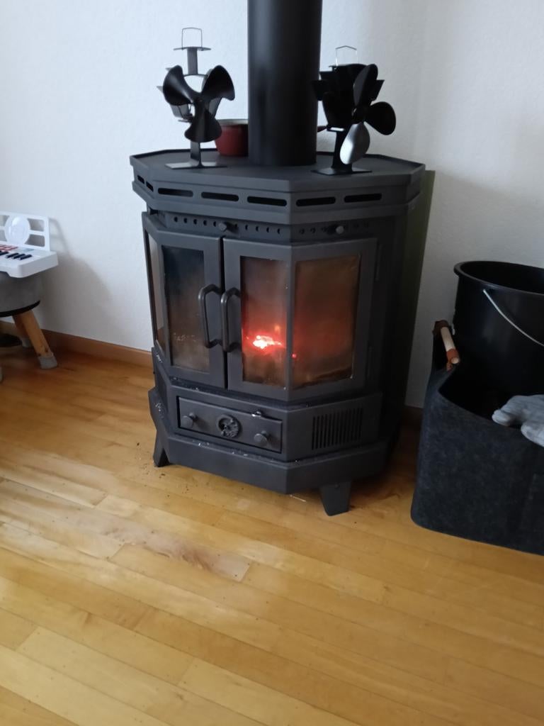 Reny Houtkachel 6-8 kW - Gerestaureerd, Huis en Inrichting, Kachels, Ophalen, Houtkachel, Zo goed als nieuw, Vrijstaand