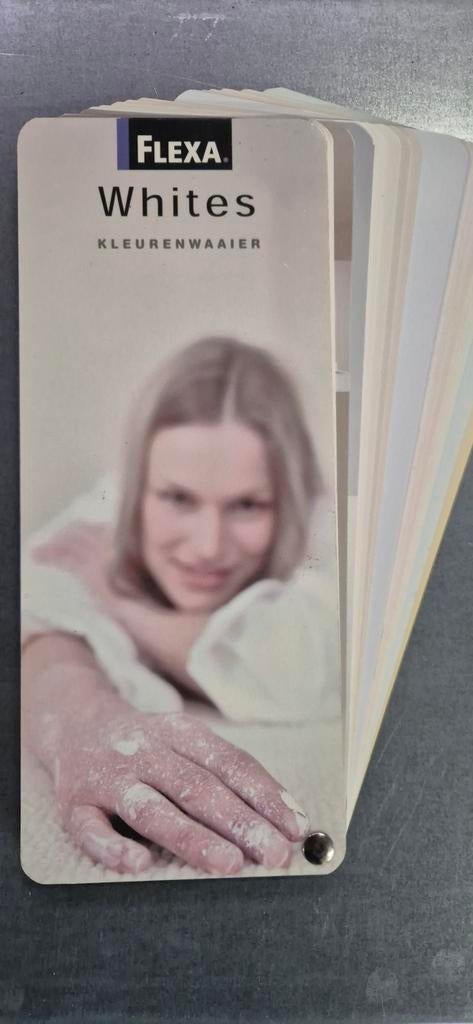 Flexa Whites Kleurenwaaier - Perfect voor Kleurkeuze!, Ophalen of Verzenden, Zo goed als nieuw