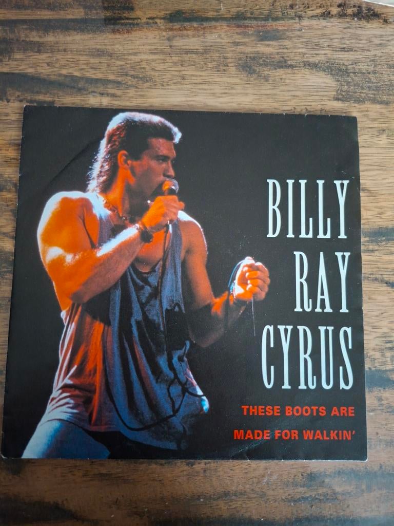 Billy Ray Cyrus - These boots are made for walkin', Cd's en Dvd's, Vinyl Singles, Ophalen of Verzenden, Zo goed als nieuw, Pop
