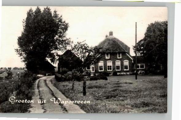 Boerderij Wapserveen st 1975, Verzamelen, Ansichtkaarten | Nederland, Verzenden, 1960 tot 1980, Gelopen, Drenthe
