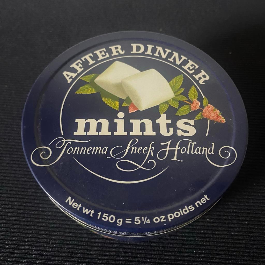 Rond blikje After Dinner mints van Tonnena Sneek m, Verzamelen, Blikken, Ophalen of Verzenden, Zo goed als nieuw, Overige, Overige merken