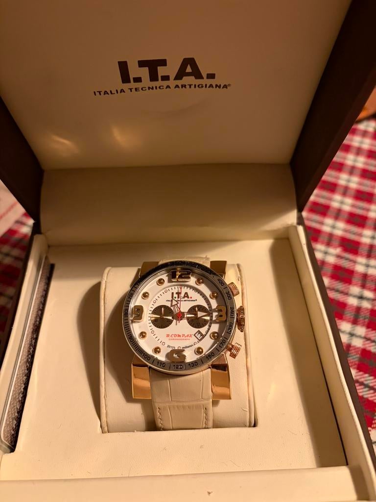 i.T.A. Dameshorloge, Sieraden, Tassen en Uiterlijk, Horloges | Dames, Overige merken, Overige materialen, Polshorloge, Ophalen of Verzenden