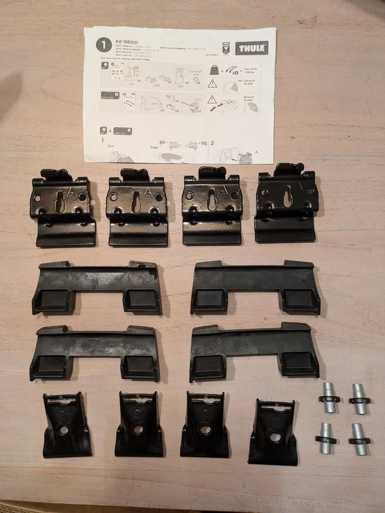 Thule Kit 186021 - Seat Altea/Ibiza/Leon, Auto diversen, Ophalen of Verzenden, Zo goed als nieuw