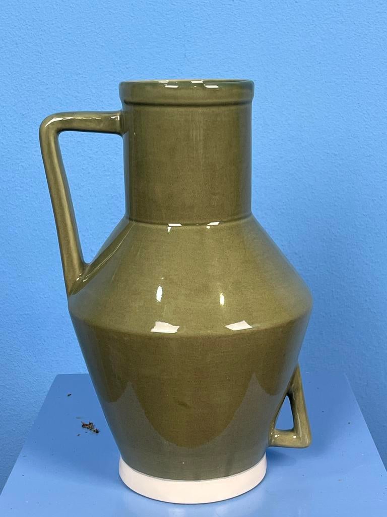 Return to Sender Groene Vaas - Nieuw in doos - 30 cm, Aardewerk of Porselein, Nieuw, Ophalen of Verzenden, Minder dan 50 cm