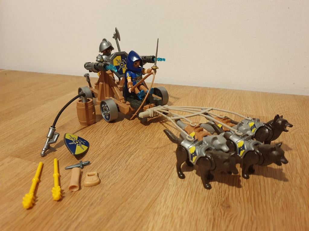 Playmobil Novelmore Ridders met Waterkanon & Wolven (70225), Kinderen en Baby's, Speelgoed | Playmobil, Ophalen of Verzenden, Zo goed als nieuw