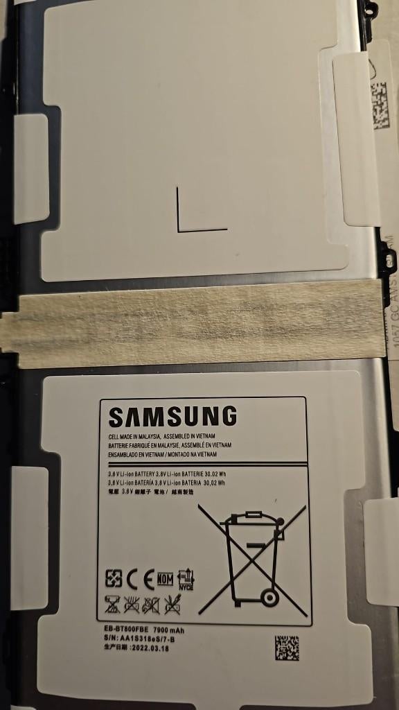Batterij voor Samsung Galaxy Tab S10.5 SM-T800, 10 inch, SM-T800, Nieuw, Ophalen of Verzenden