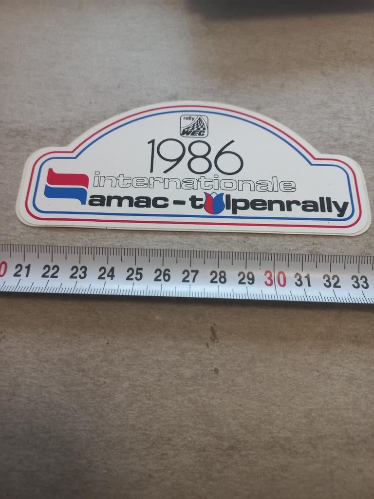 Tulpenrally 86, Ophalen of Verzenden, Zo goed als nieuw