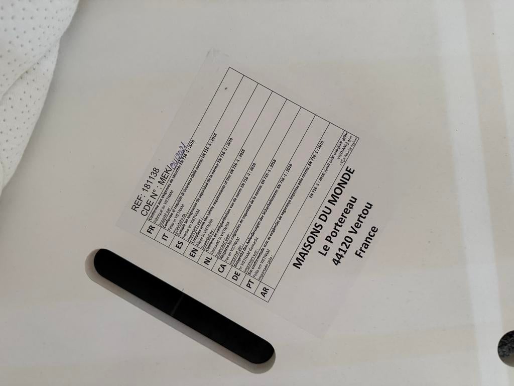Maison du Monde Ledikant, Kinderen en Baby's, Ophalen of Verzenden, Gebruikt, Ledikant