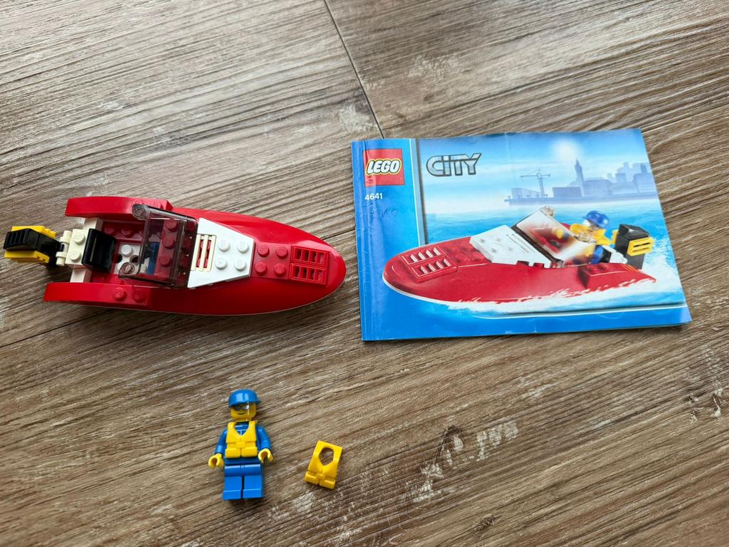 Lego city 4641 Speedboot., Ophalen of Verzenden, Gebruikt, Complete set, Lego