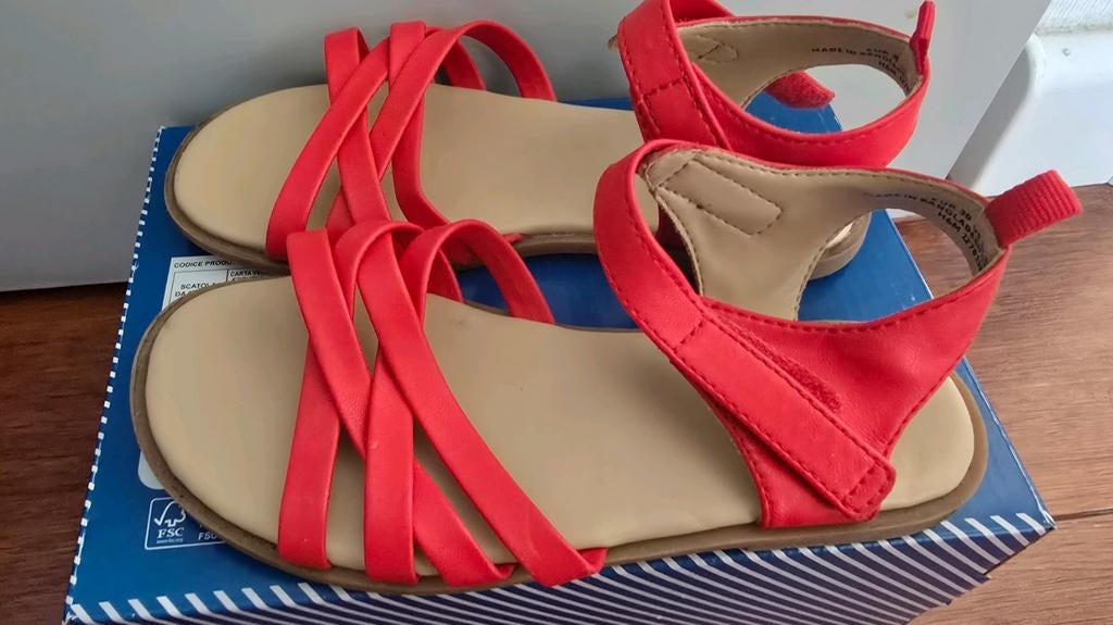 Leuke rode sandalen maat 30, Meisje, H&M, Schoenen, Ophalen of Verzenden