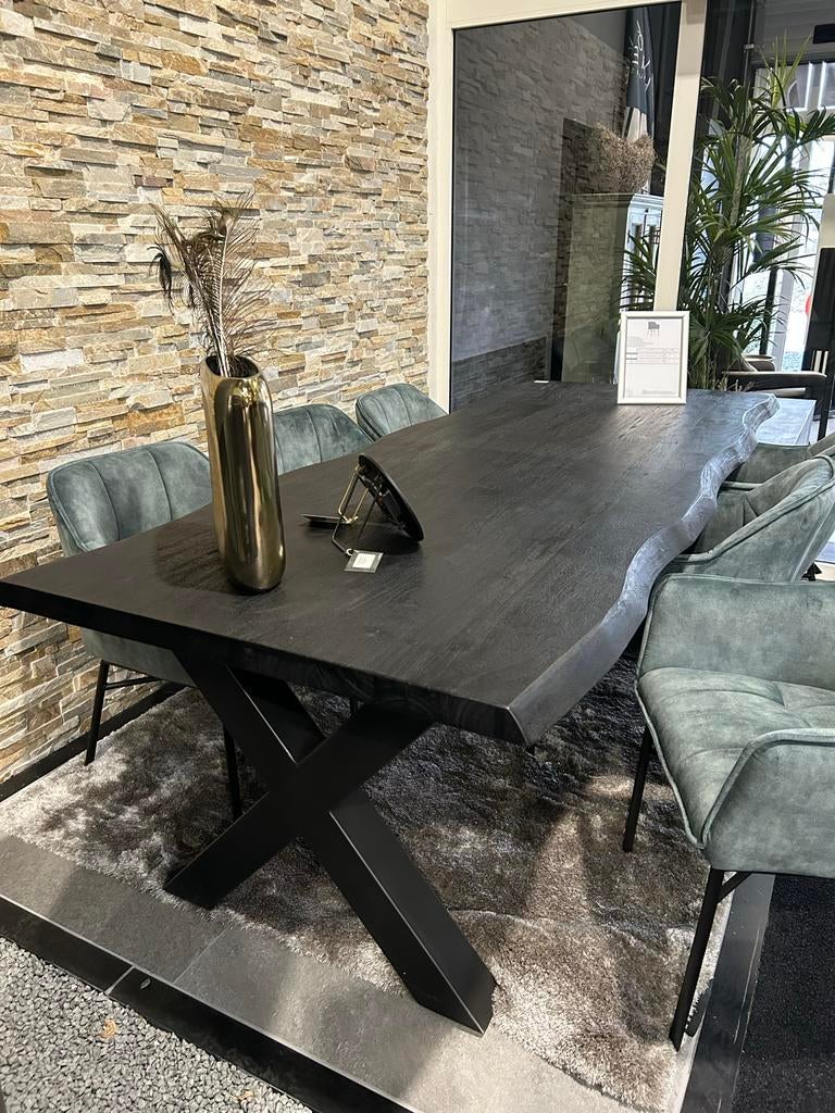 Moderne eettafel, Huis en Inrichting, Tafels | Eettafels, Gebruikt, 100 tot 150 cm, 200 cm of meer, Vier personen, Rechthoekig